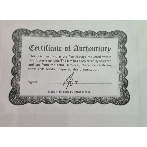 101 - Collection of The Beatles glass framed photos, vinyl (Movie Medley), autographs & film cells. 1962 m... 