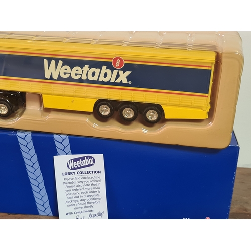 181 - Corgi Weetabix diecast articulated Volvo Lorry in original box.