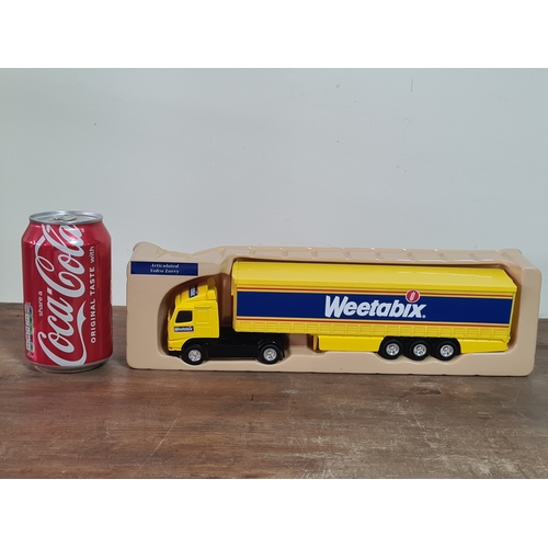 181 - Corgi Weetabix diecast articulated Volvo Lorry in original box.