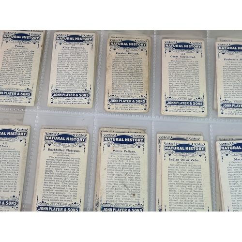 29 - A substantial collection of Cigarettes Cards housed in an album with over 600 cards. Brands mainly c... 