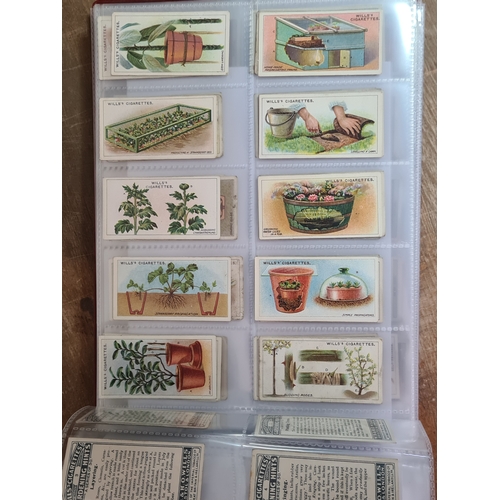 29 - A substantial collection of Cigarettes Cards housed in an album with over 600 cards. Brands mainly c... 