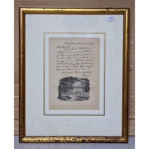 103 - 3 glass framed images to include: a small Watercolour print of children on the beach, measures 26cm ... 