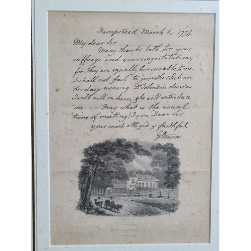 103 - 3 glass framed images to include: a small Watercolour print of children on the beach, measures 26cm ... 