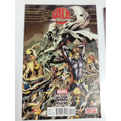 184 - A complete set of 5 Marvel Bendis Hitch Nearly Mount's Age Of Ultron comics.