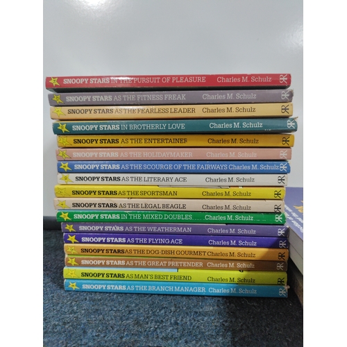 185 - A collection of approximately 24 snoopy comics. A collection of 5 car and motorbike magazine's with ... 