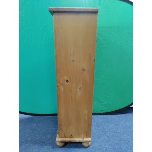 156 - A vintage pine wine rack with space for 24 bottles H 92 cm x W 39 cm x D 26 cm