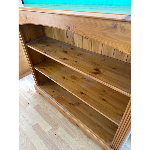 167 - Antique style bookcase with adjustable shelving. 45 wide 12 deep 38 inches tall.