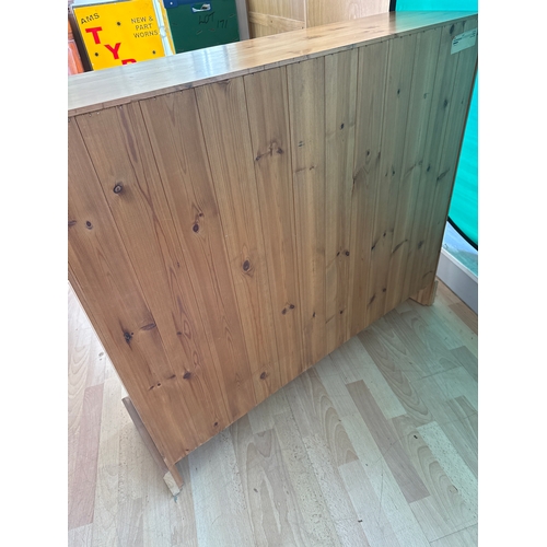 167 - Antique style bookcase with adjustable shelving. 45 wide 12 deep 38 inches tall.