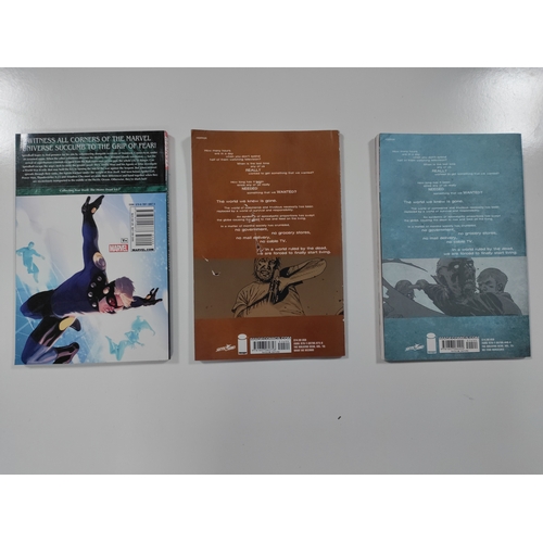 190 - A collection of 3 comics. to include the walking dead volume 10 & 15 & marvel fear itself the home f... 