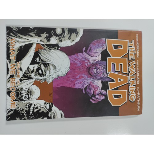 190 - A collection of 3 comics. to include the walking dead volume 10 & 15 & marvel fear itself the home f... 