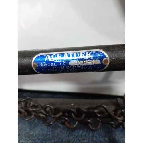 45 - A vintage Acratork toque wrench calibrating machine.