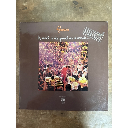 561 - A nod is as good as a wink the faces - All vinyl records albums in this sale are very good or better... 