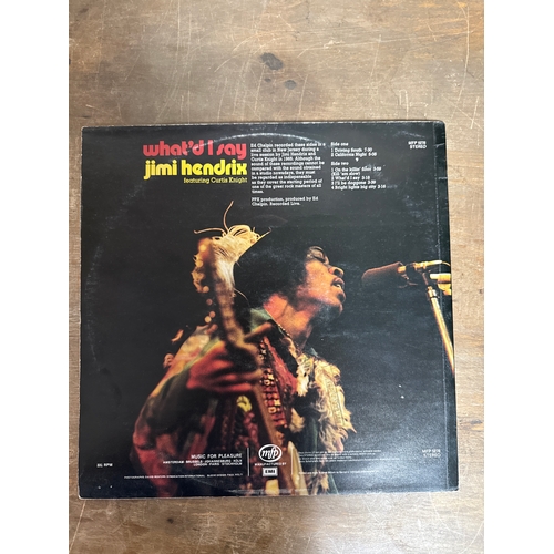 589 - What’d I say jimi Hendrix - All vinyl records albums in this sale are very good or better unless sta... 