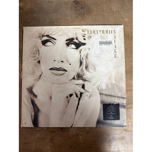 597 - Eurythmics savage  - All vinyl records albums in this sale are very good or better unless stated oth... 