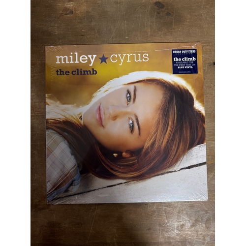 599 - Miley Cyrus the climb - Brand new and sealed vinyl record   Blue vinyl
