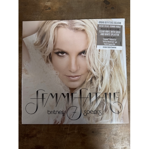 603 - Britney Spears femme fatale - Brand new and sealed vinyl record  clear vinyl with gold and white spl... 