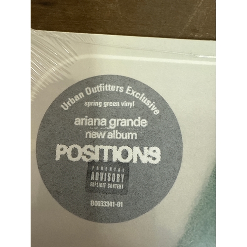 604 - Ariana Grande positions - New and sealed vinyl record album. Spring green vinyl