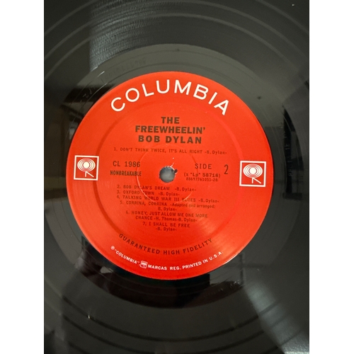 608 - Bob Dylan the freewheelin in superb condition throughout