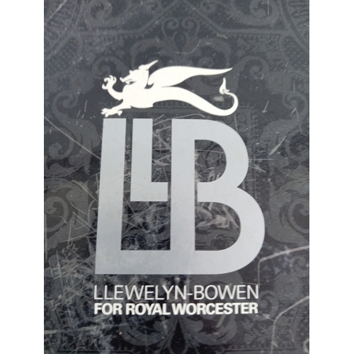 60 - A Llewelyn-Bowen for Royal Worcester coffee set, 4 espresso cups and saucers.