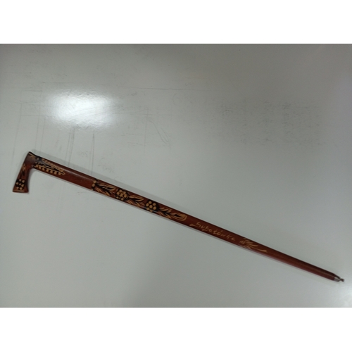 117 - A vintage decorative walking stick.