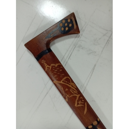 117 - A vintage decorative walking stick.