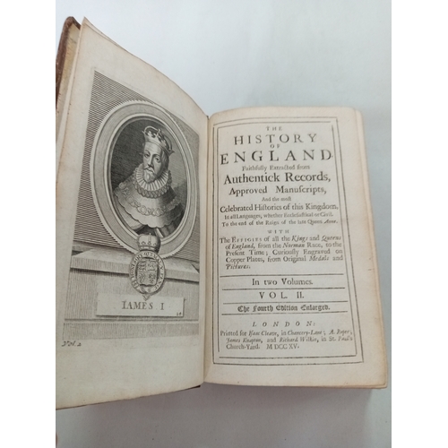 78 - A trio of 18th century books. To include; The letters of pliny the younger with observations on each... 