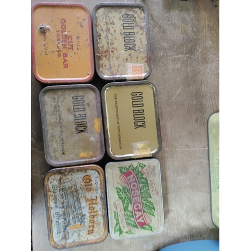 90 - A collection of antique and vintage tins