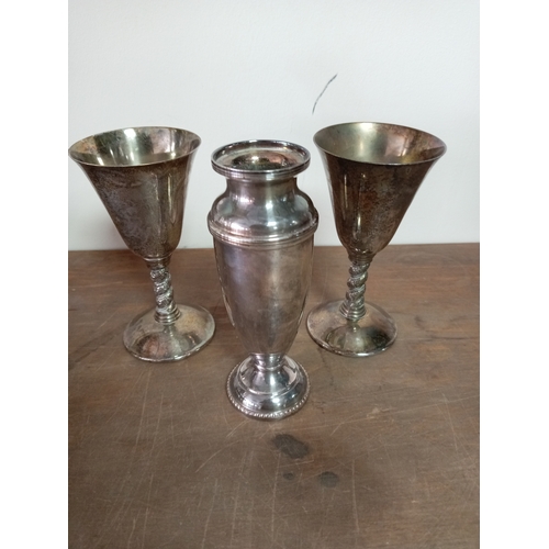 96 - A joblot of silver plated items