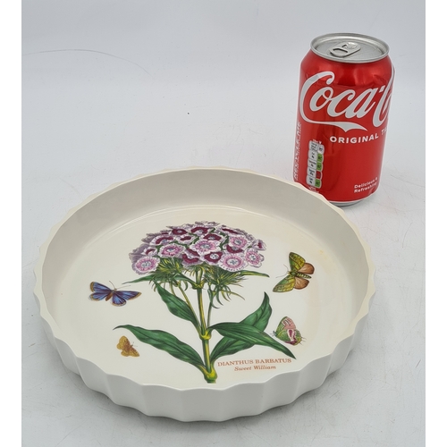 223 - A collection of 18 pieces of PortMeirion 'The Botanic Garden' crockery to include: a clock; 2 large ... 