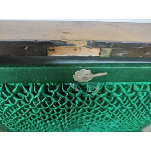 227 - An antique Victorian wooden sewing/work box AF