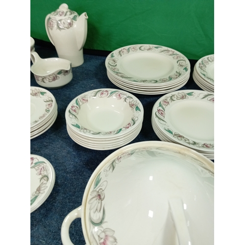 232 - A collection of Susie Cooper 'Endon'. To include serving plates, casserole dishes, side plates, dinn... 