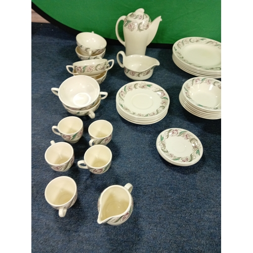 232 - A collection of Susie Cooper 'Endon'. To include serving plates, casserole dishes, side plates, dinn... 