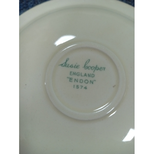 232 - A collection of Susie Cooper 'Endon'. To include serving plates, casserole dishes, side plates, dinn... 