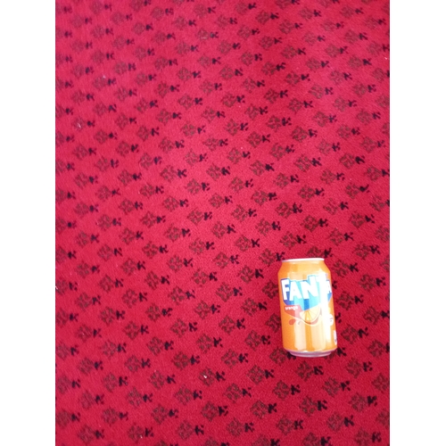 247 - An Axminster carpet hall runner with a professional joint L 420 W 95