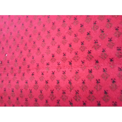 247 - An Axminster carpet hall runner with a professional joint L 420 W 95