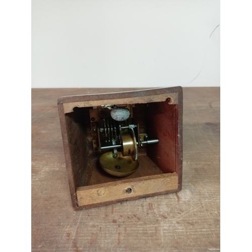 3 - Vintage Antique French Wooden Metronome Maelzel