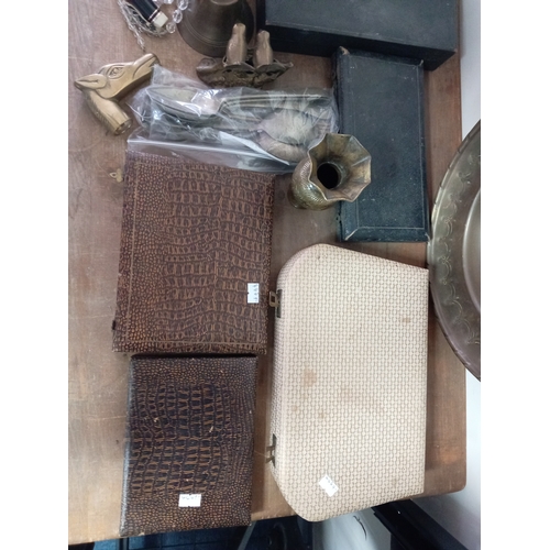 5 - Vintage & Antique Brass & Silver Plated Cutlery, Tankards, Trinket Boxes ETC

Cutlery with original ... 