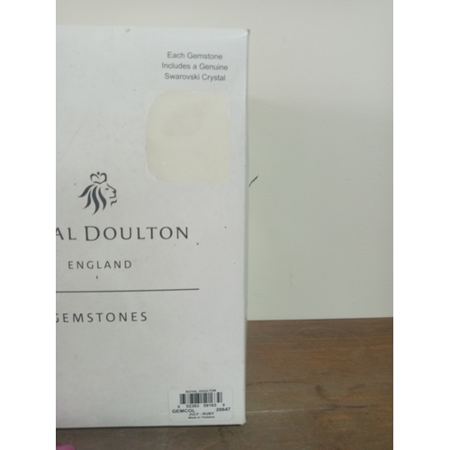 16 - Royal Doulton England Gemstones 'July - Ruby' Ceramic Figure