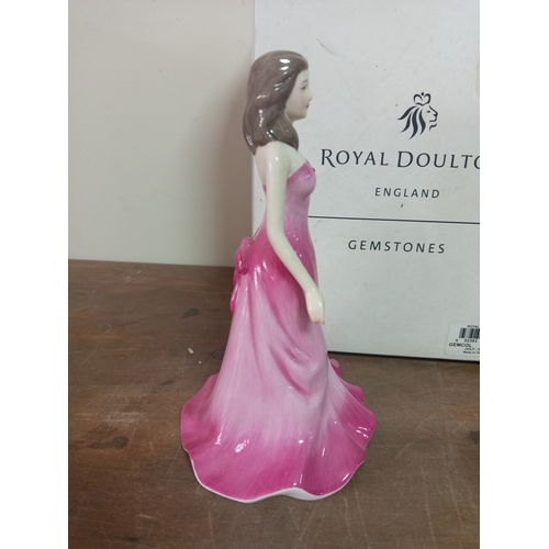 16 - Royal Doulton England Gemstones 'July - Ruby' Ceramic Figure