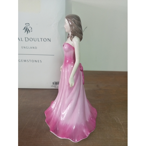 17 - Royal Doulton England Gemstones 'May-Emerald' Ceramic Figure