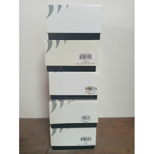 22 - Royal Doulton Miniature Ladies Lot Of 5 Ceramic Figures