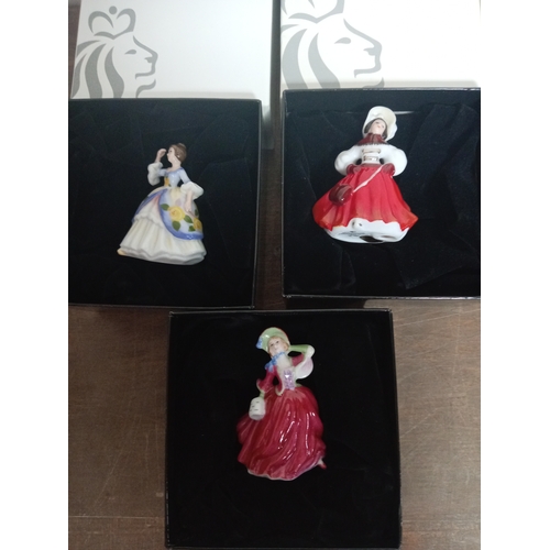 24 - Collection of Royal Doulton miniature ladies 5 in total.