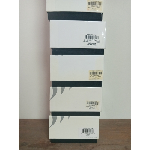 28 - Royal Doulton Miniature Ladies Lot Of 7 Ceramic Figures Boxed