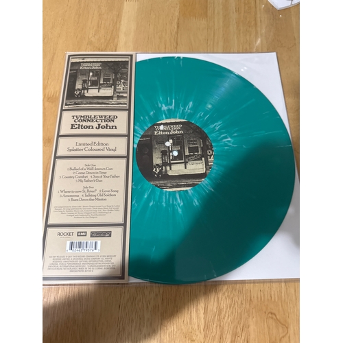 682 - Elton John limited edition splatter coloured vinyl brand new and sealed vinyl record album