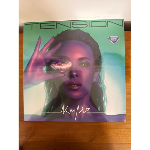 698 - Kylie tension  - Brand new and sealed vinyl record album Limited edition clear green vinyl