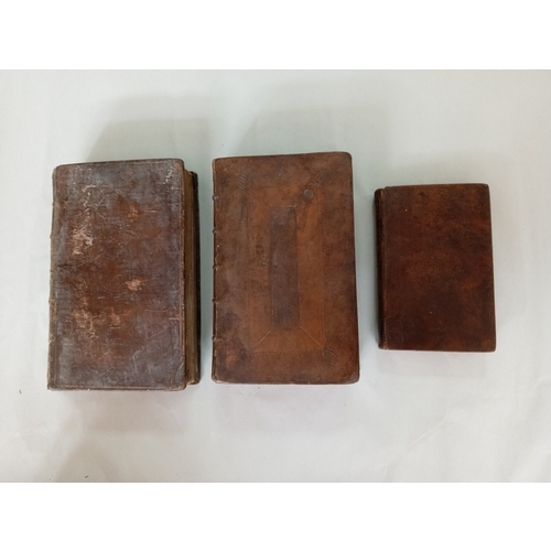 78 - A trio of 18th century books. To include; The letters of pliny the younger with observations on each... 