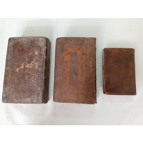 78 - A trio of 18th century books. To include; The letters of pliny the younger with observations on each... 