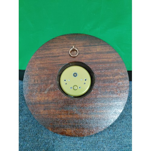 55 - A pair of wooden barometers.