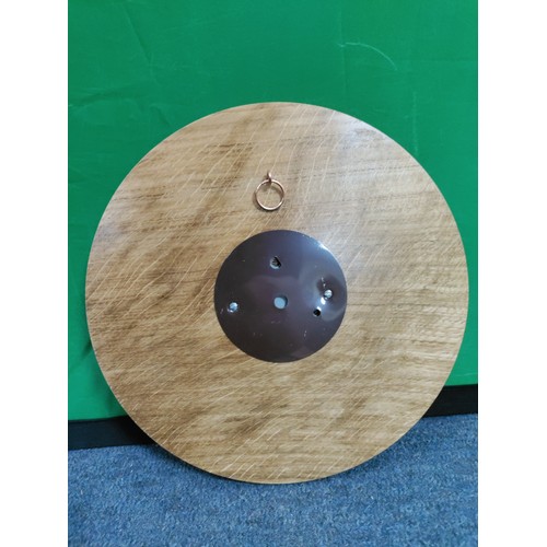 55 - A pair of wooden barometers.