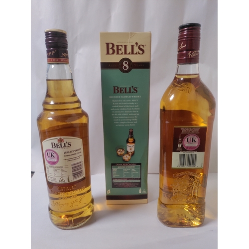 269 - Three bottles of Blended Scotch Whisky, to include; One Bell's Original (unboxed) , one Bell's Aged ... 